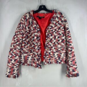 Marc By Marc Jacobs Women's Blazer Size S Wool Red White Blue Size XS